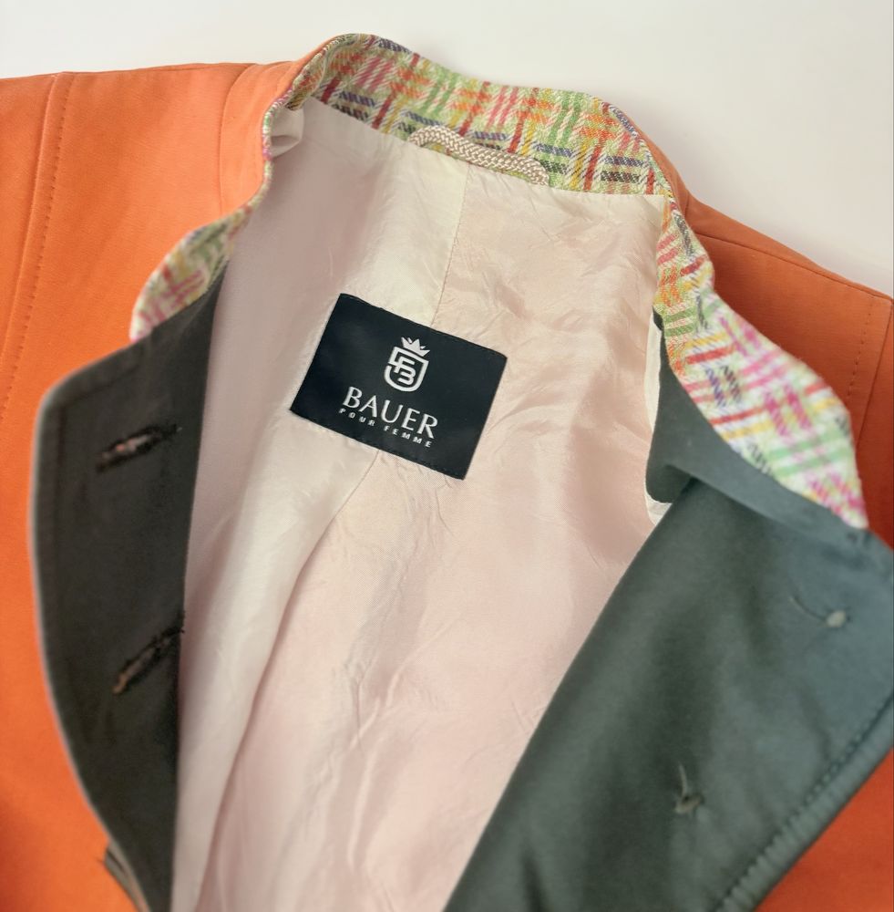 Elegancki premium żakiet marynarka ze stójką Bauer rozm. 38