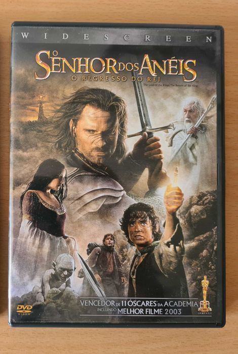 Filme em DVD "O Senhor dos Anéis - O Regresso do Rei"