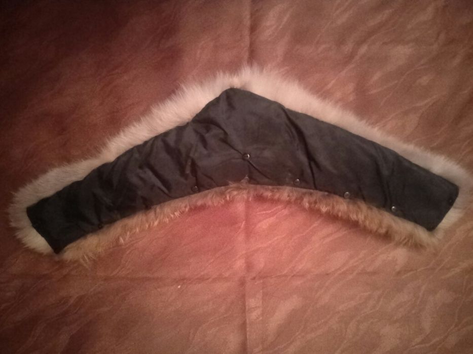 Воротник лиса натуральный мех