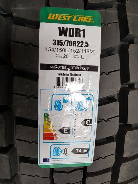 Nowe opony 315/70 R22.5 WEST LAKE WDR1 20 PR napęd