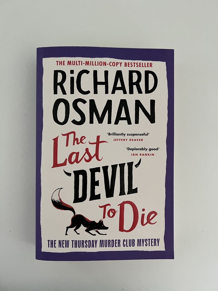 NEW BOOK! Richard Osman “The last devil to die”