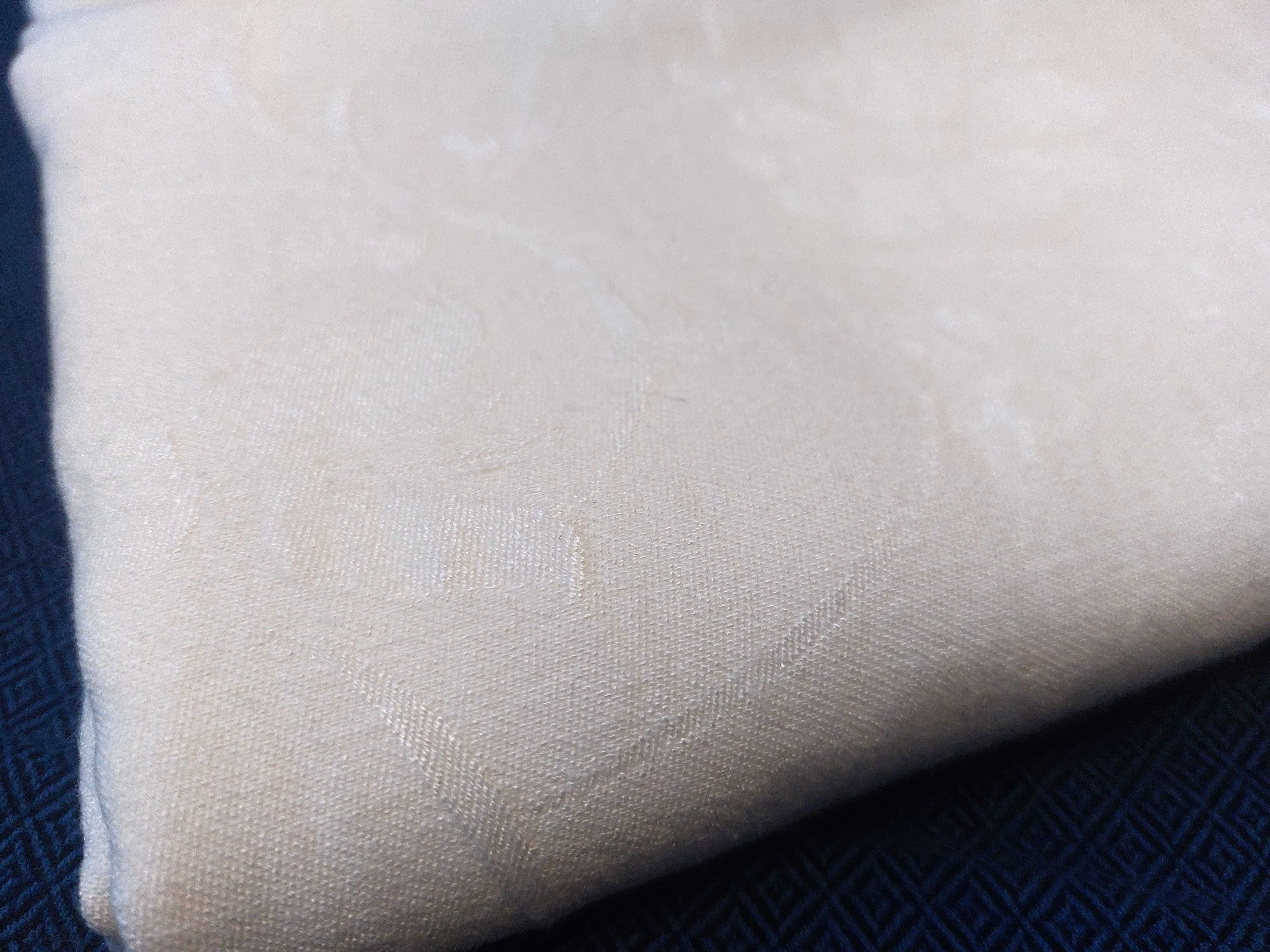 Chusta kółkowa Natibaby Pancy Pearl no cotton (bambus-len) biała 1,7m