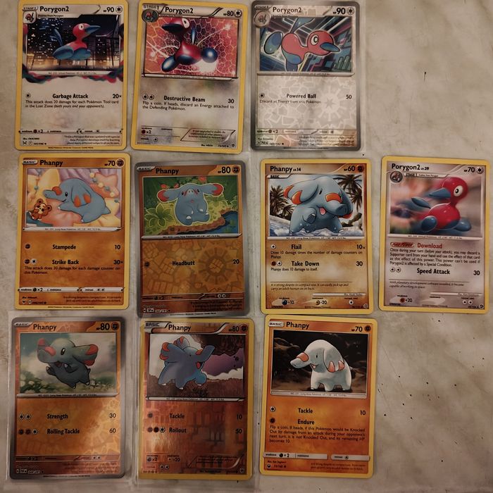 Karty Pokemon Phanpy Porygon2