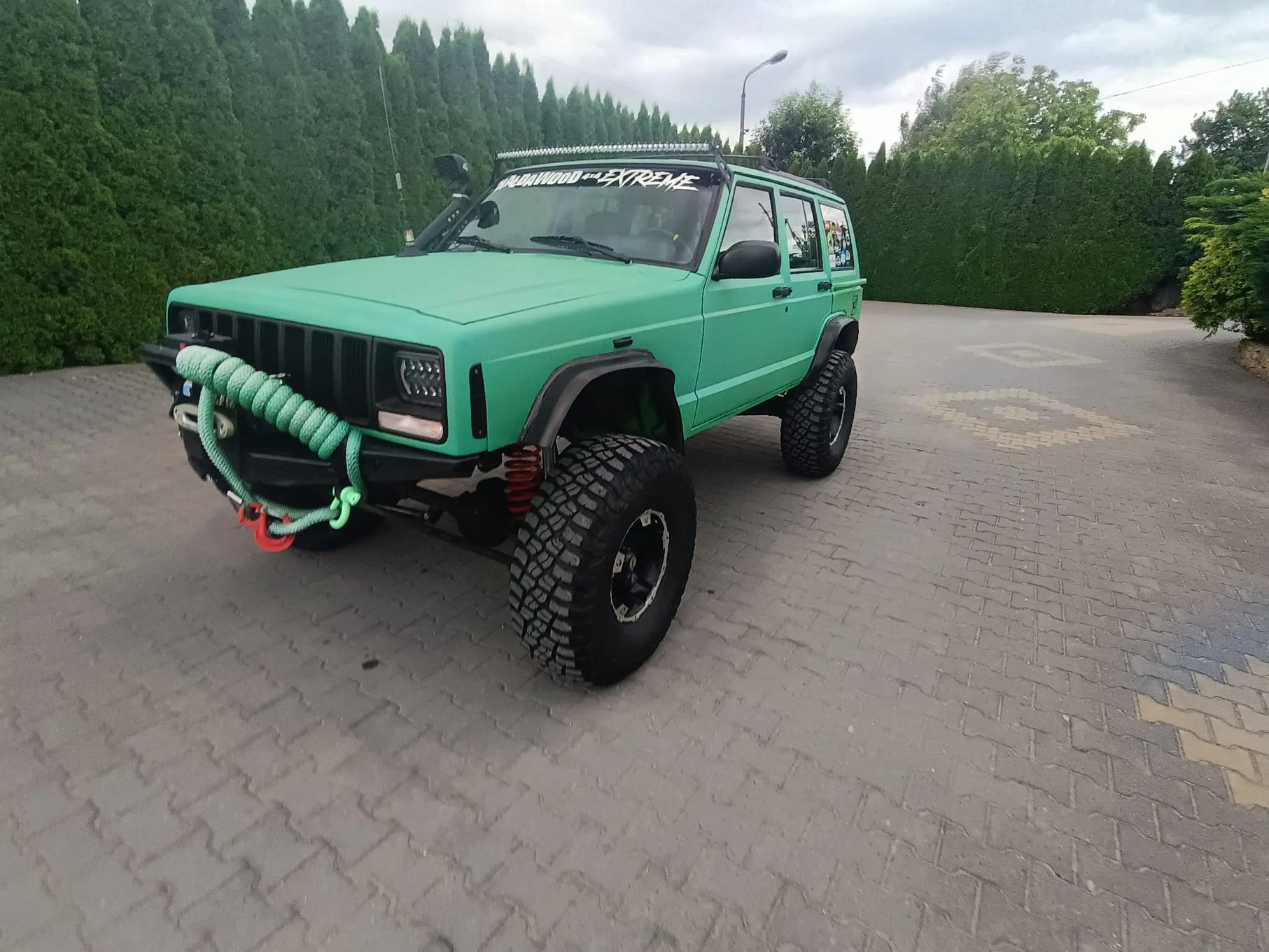 Jeep Cherokee Jepp XJ M57 BMW lift 8 cali koło 35