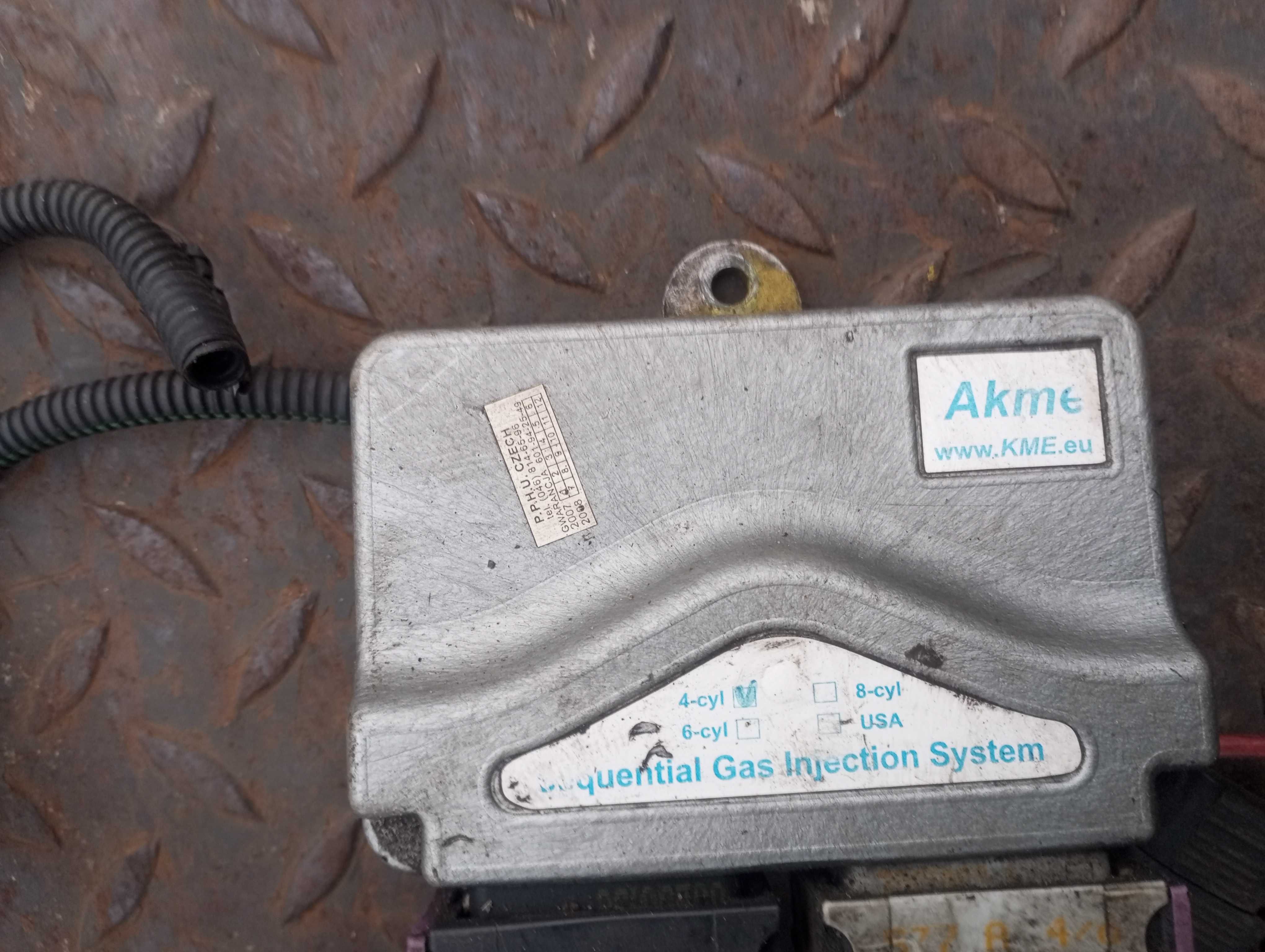 instalcja lpg sekwencja kme akme parownik komputer listwa