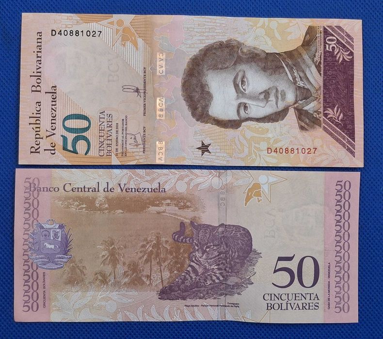 Venezuela - 50 bolivares 2018 - (UNC)