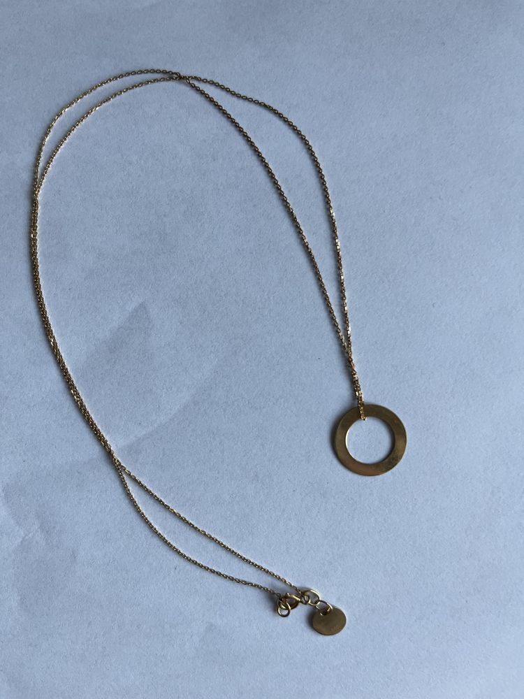 Zloty lancuszek z zawieszka Rosa Chains