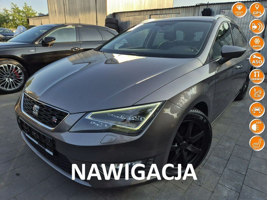 Seat Leon Leon FR 1.4 122KM PDC FULL LED klima SKÓRA navi SERWIS bezwypadek 2014