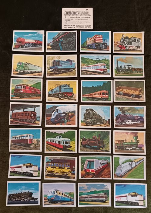 Cromos Coleção de comboios