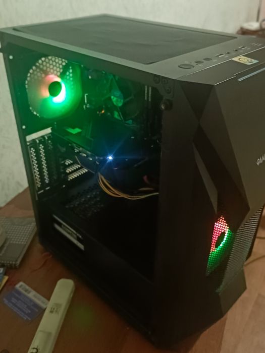 Игровой Пк i3 10100f Asus Tuf 1650 4gb ssd m2 128gb hdd1t oзу16gb 700w