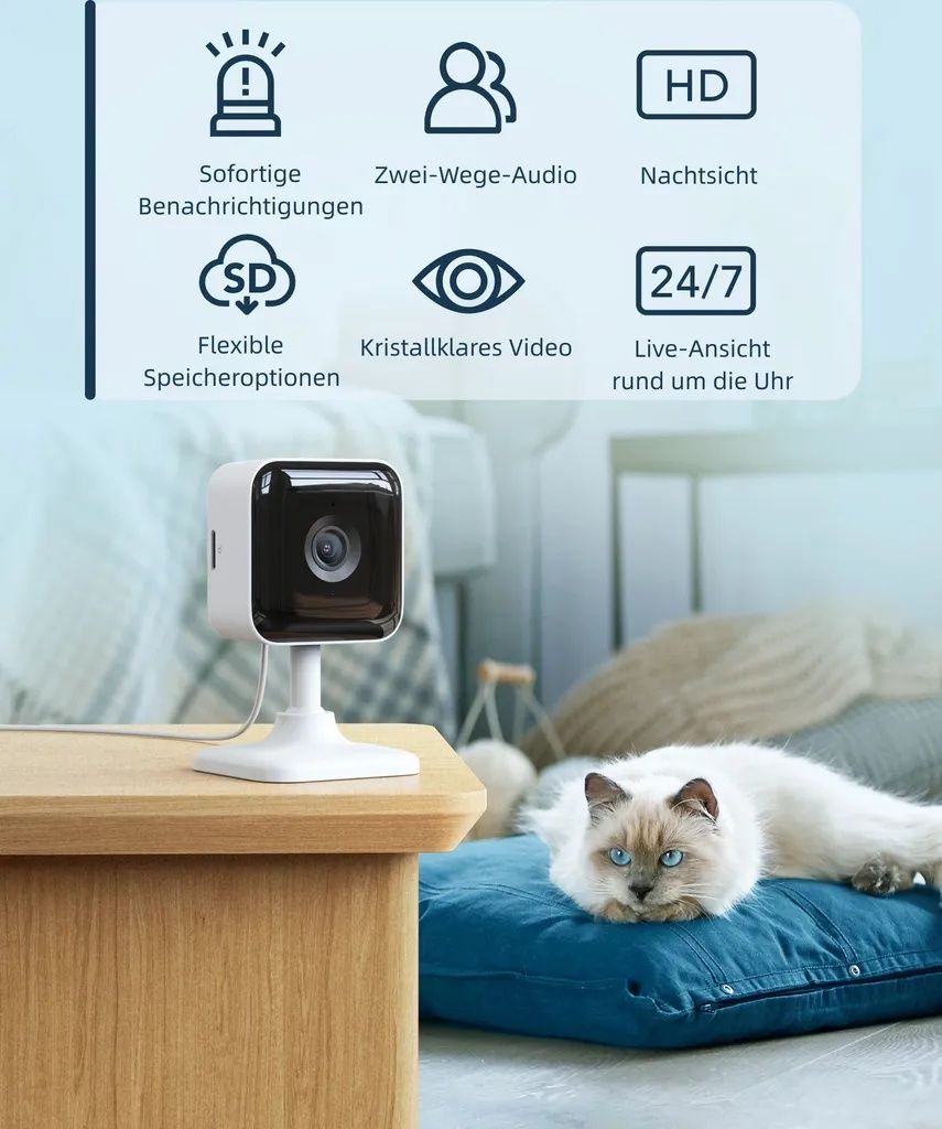 Wewnętrzna kamera do monitoringu Wi-Fi  GNCC GC2