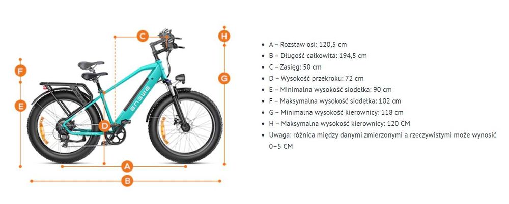 Rower Elektryczny Engwe E26 Czarny Męski