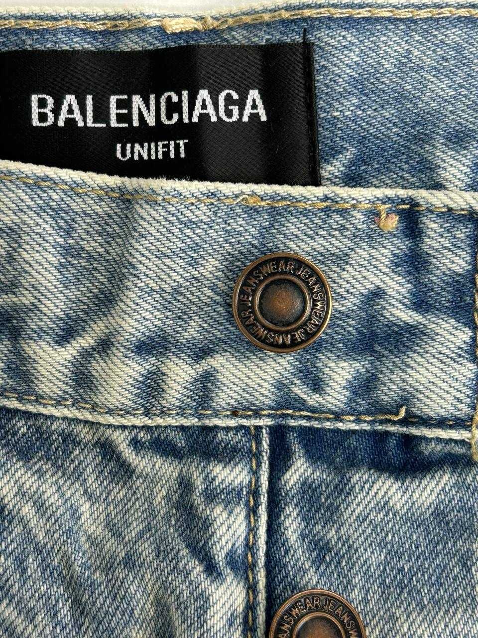 Джинси Balenciaga Cargo faded baggy opium archive синие джинсы M