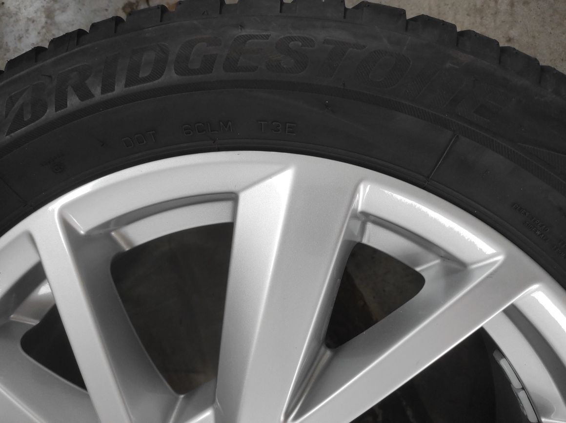 19 Koła Felgi aluminiowe ORYGINAŁ AUDI R 17 5x112 BRIDGESTONE