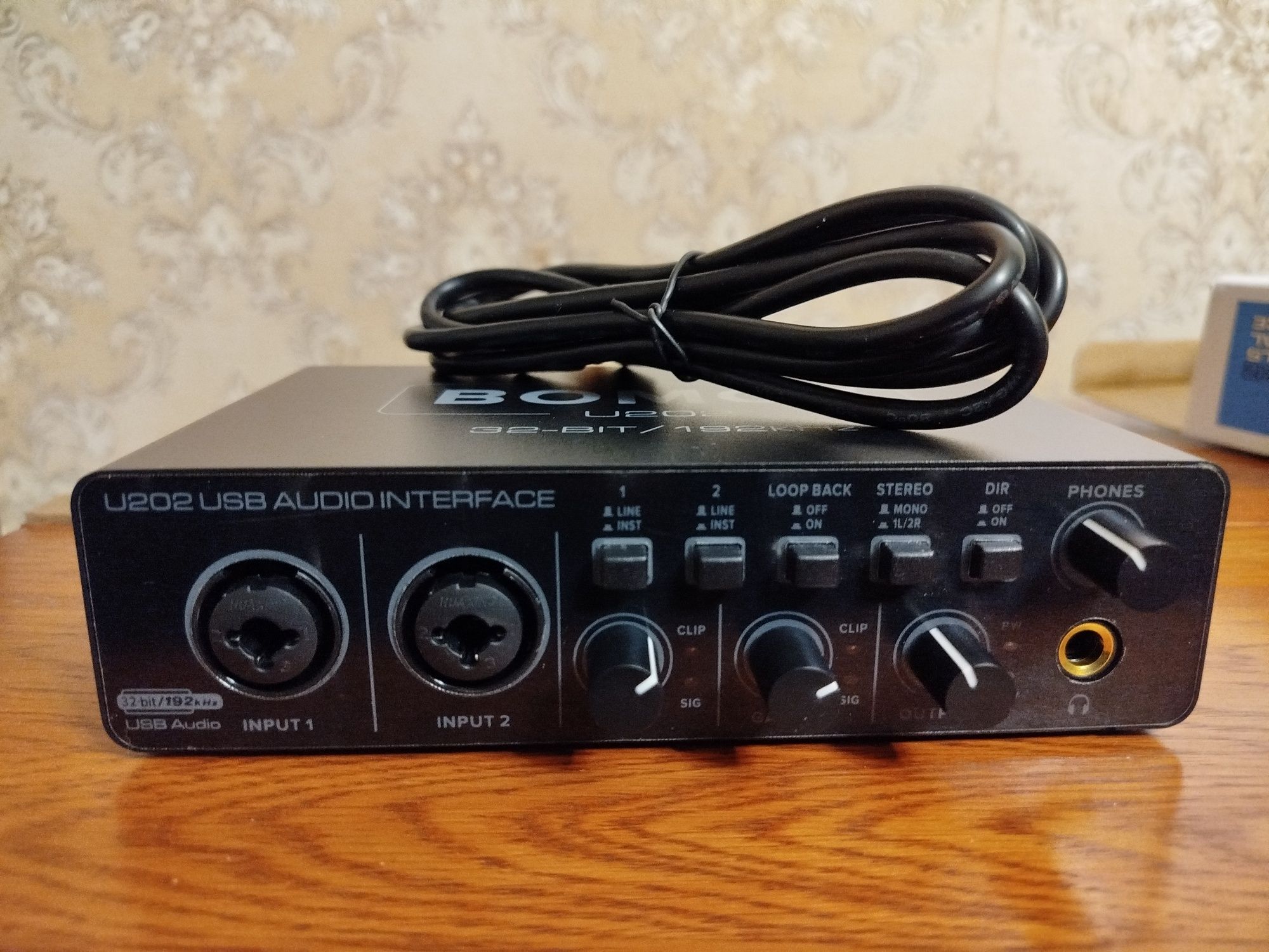 Карта звукова зовнішня ux22, usb аудіоінтерфейс Bomge Depusheng Teyun