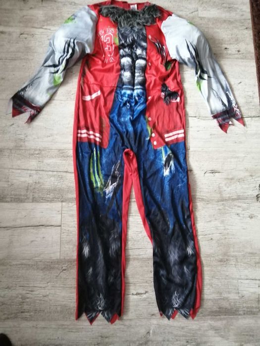 Super strój karnawałowy Wilkołak  roz. 146-152 cm