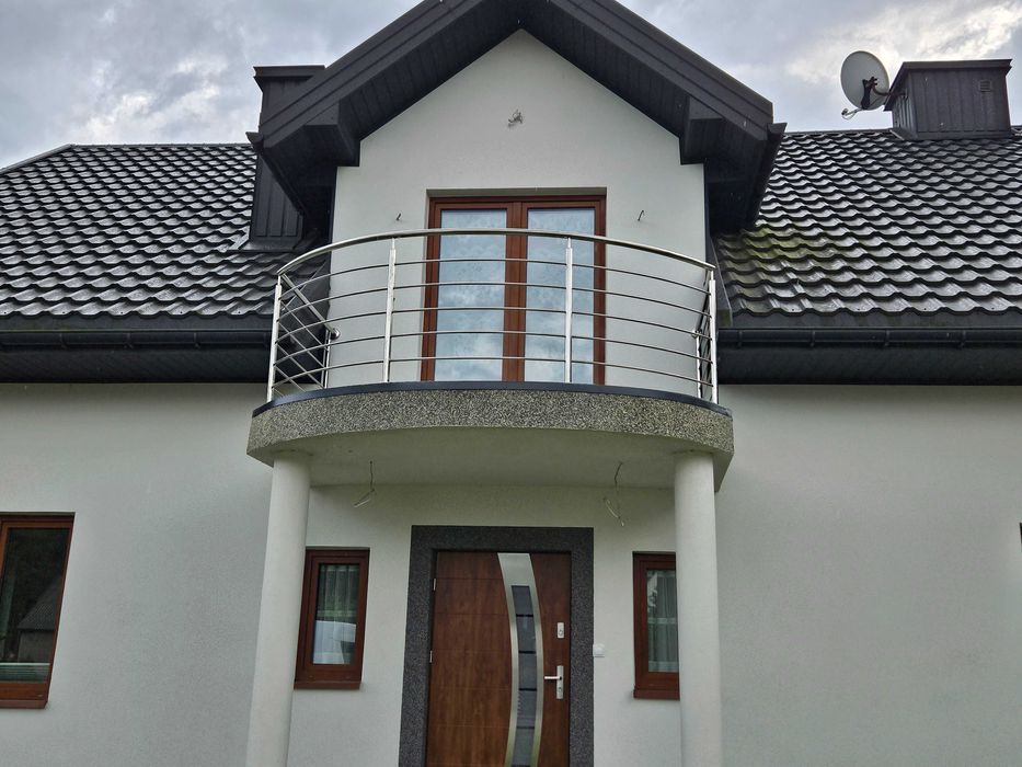 Balustrady szklane, balustrady ze stali nierdzewnej