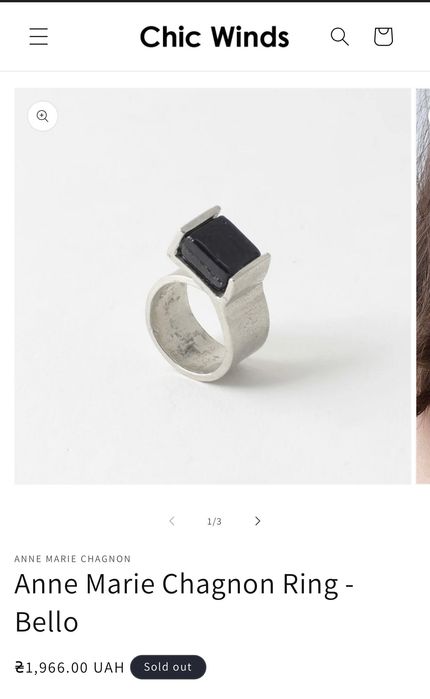 Каблучка Anne Marie Chagnon Ring -Bello