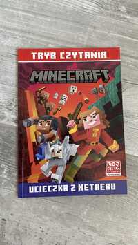 Książka dla dzieci, Minecraft, tryb czytania, Ucieczka z Netheru