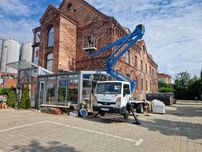 Dźwig Podnośnik koszowy Zwyżka Tychy