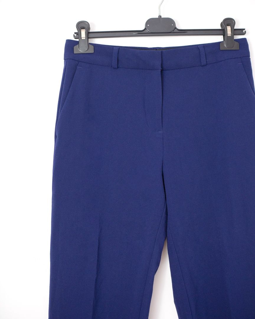 M&S cygaretki spodnie proste fiolet śliwka S 36