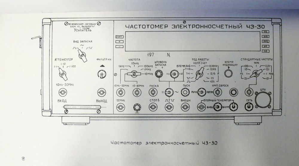 Instrukcja częstościomierz CZ3-30 ZSRR