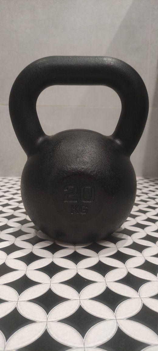 Kettlebell żeliwny 20 kg