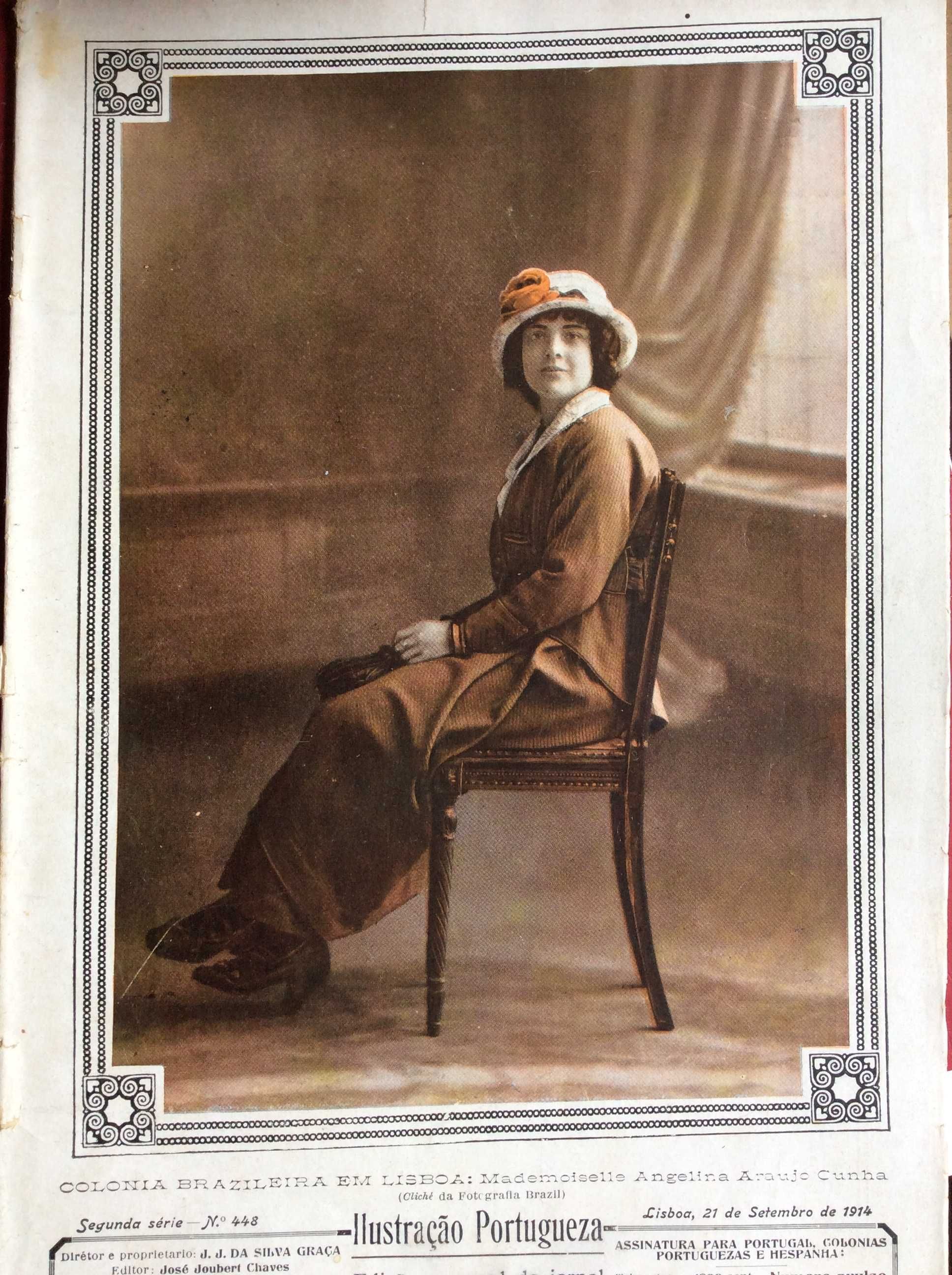 Tema: 1.ª Guerra mundial. Ilustração portugueza. 21 de Setembro  1914