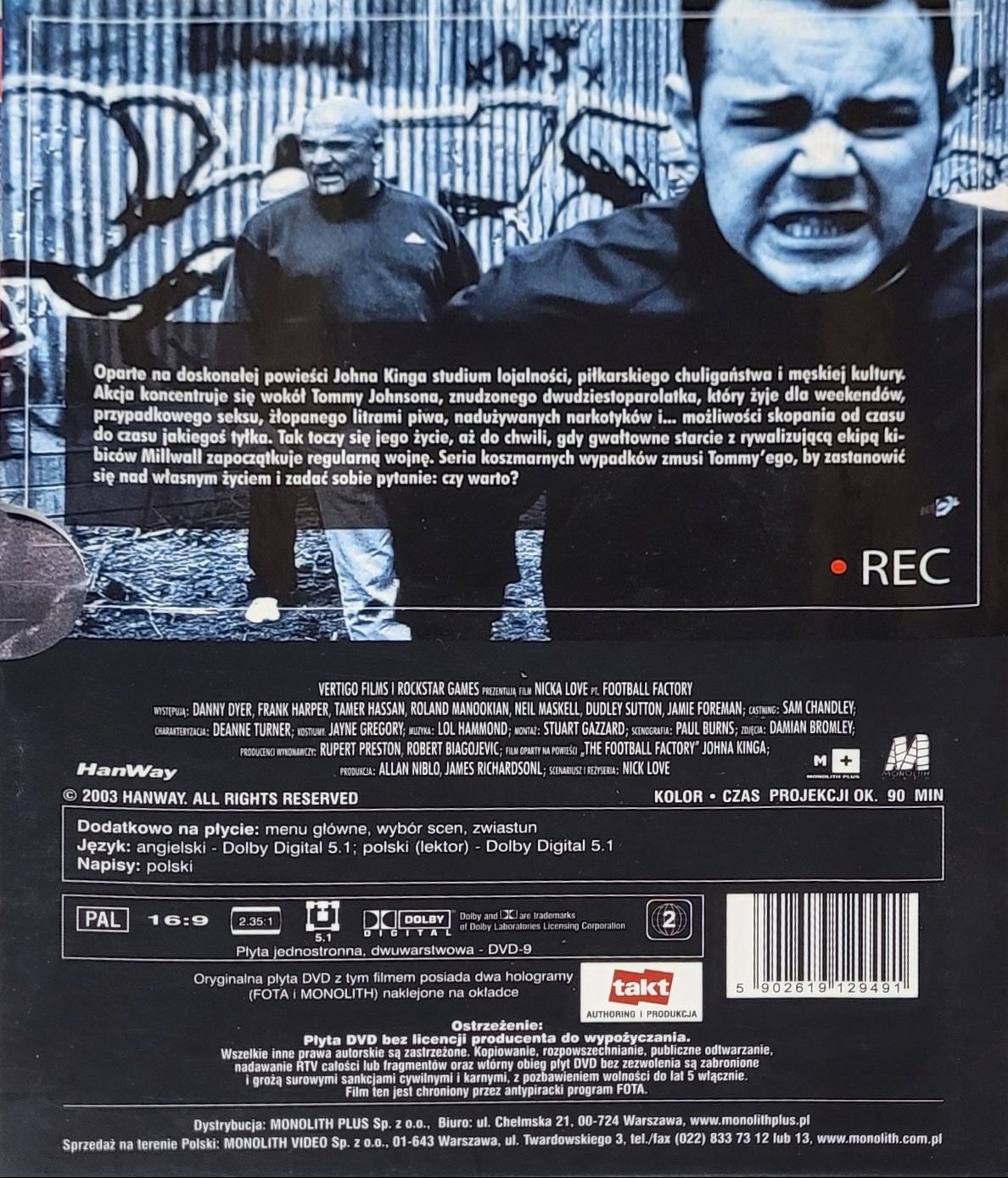 "Football Factory" - film DVD