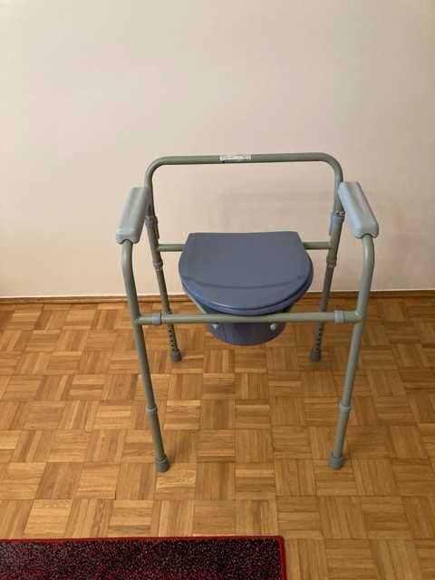 Krzesło toaletowe składane toaleta WC dla niepełnosprawnych