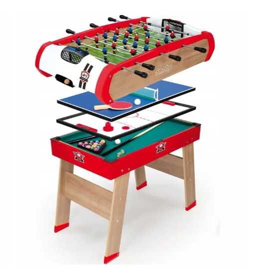 Настільна гра 4 в 1 футбол,більярд,аерохокей,  Smoby Павер Плей