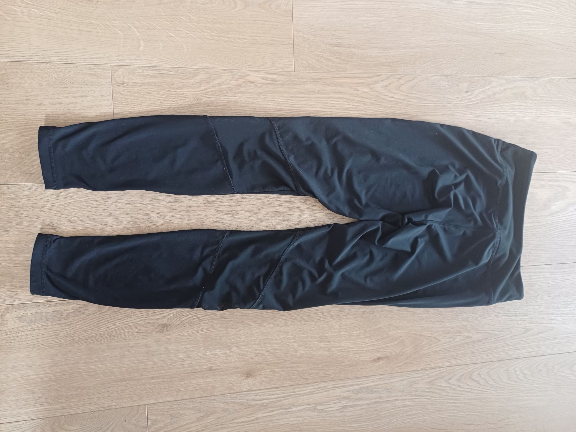 Getry legginsy czarne siatka S nowe