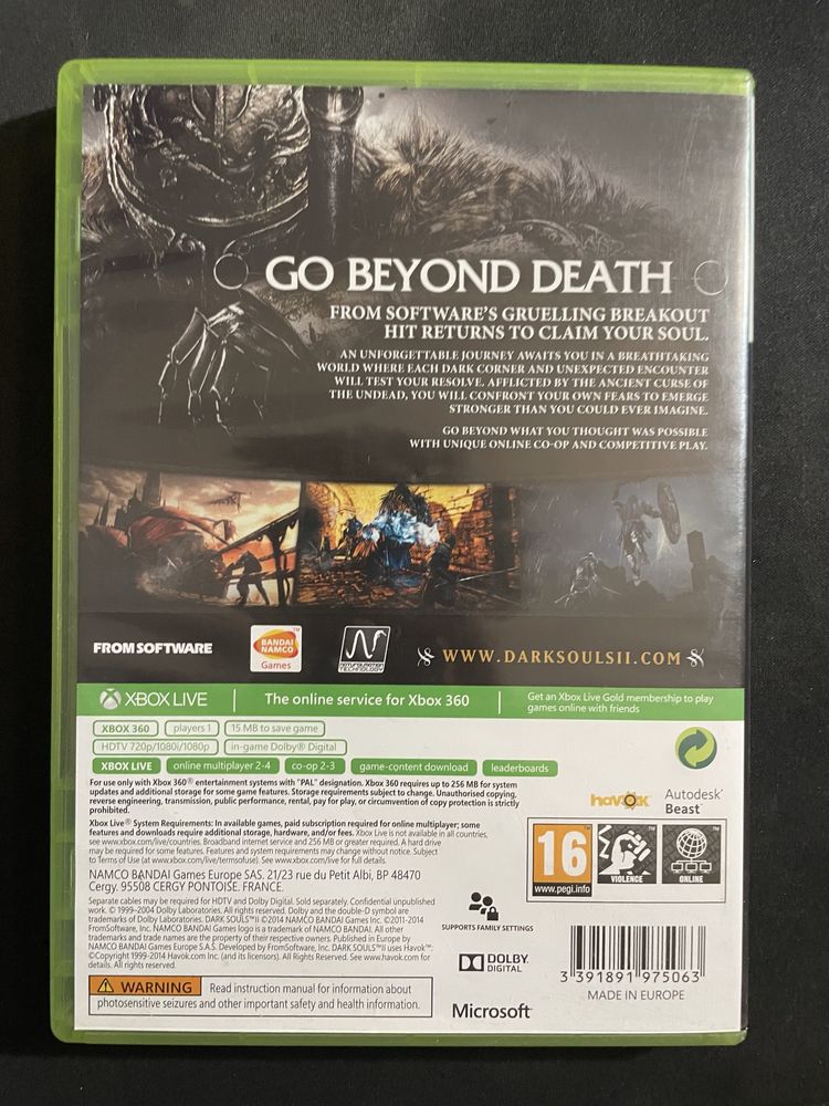 Dark Souls II /X box 360