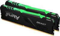 Pamięć Ram Kingston Fury Beast Rgb 16Gb (2X8Gb) Ddr4 3200Mhz Cl16