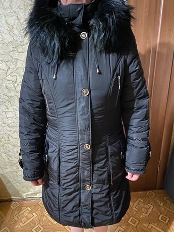 Куртка, пальто чорне, зимове пальто