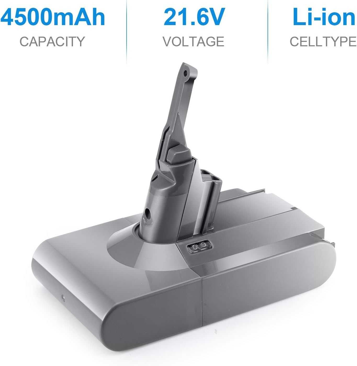 BAKTH Bateria 21,6 V, 4500 mAh do Dyson V8 SV10