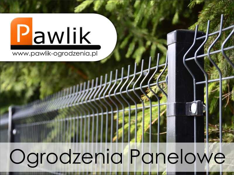 Słupek betonowy | Siatka leśna | Brama