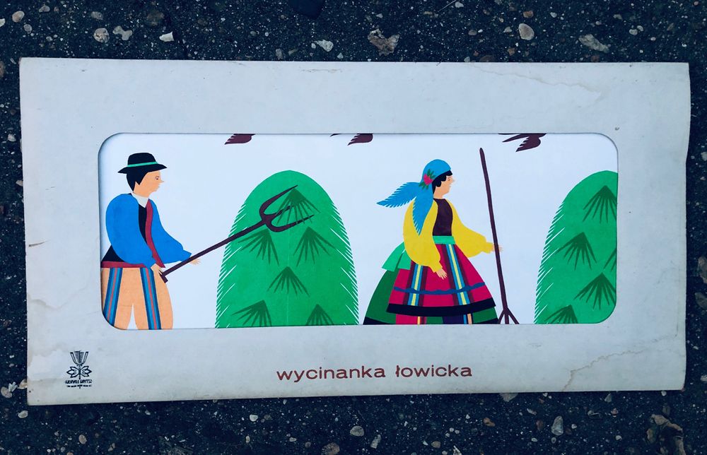 Wycinanka Łowicka .
