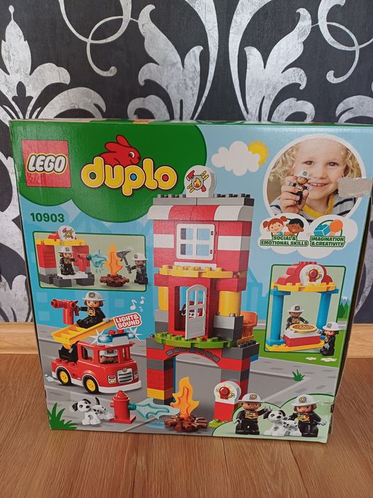 Lego DUPLO straż pożarna, temiza strażacka 10903 stan idealny.