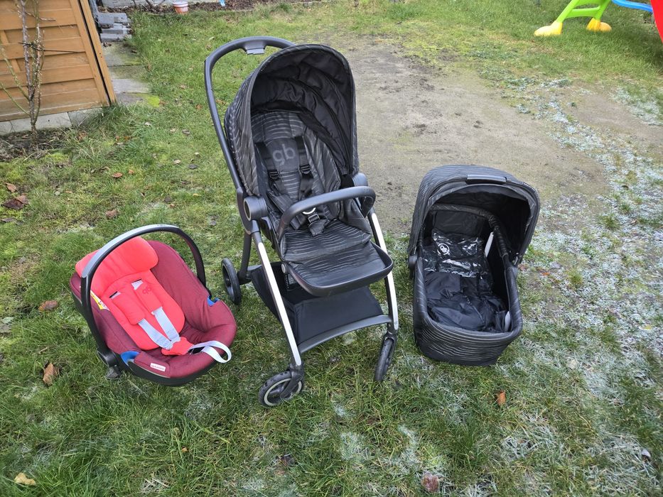 Wozek Cybex GB Maris Cot Plus platinum  3w1