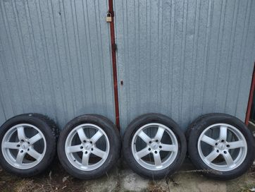 Komplet kół 225/55 R17 na aluminiowych felgach TEC