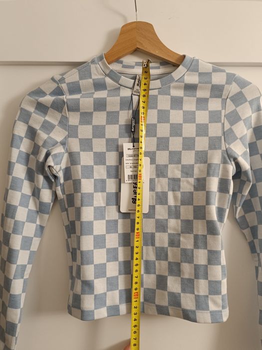Bluzka w szachownicę 146cm