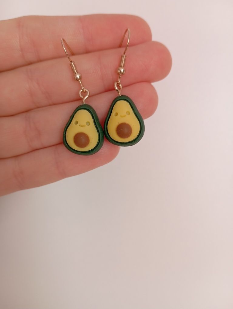Nowe kolczyki avocado awocado