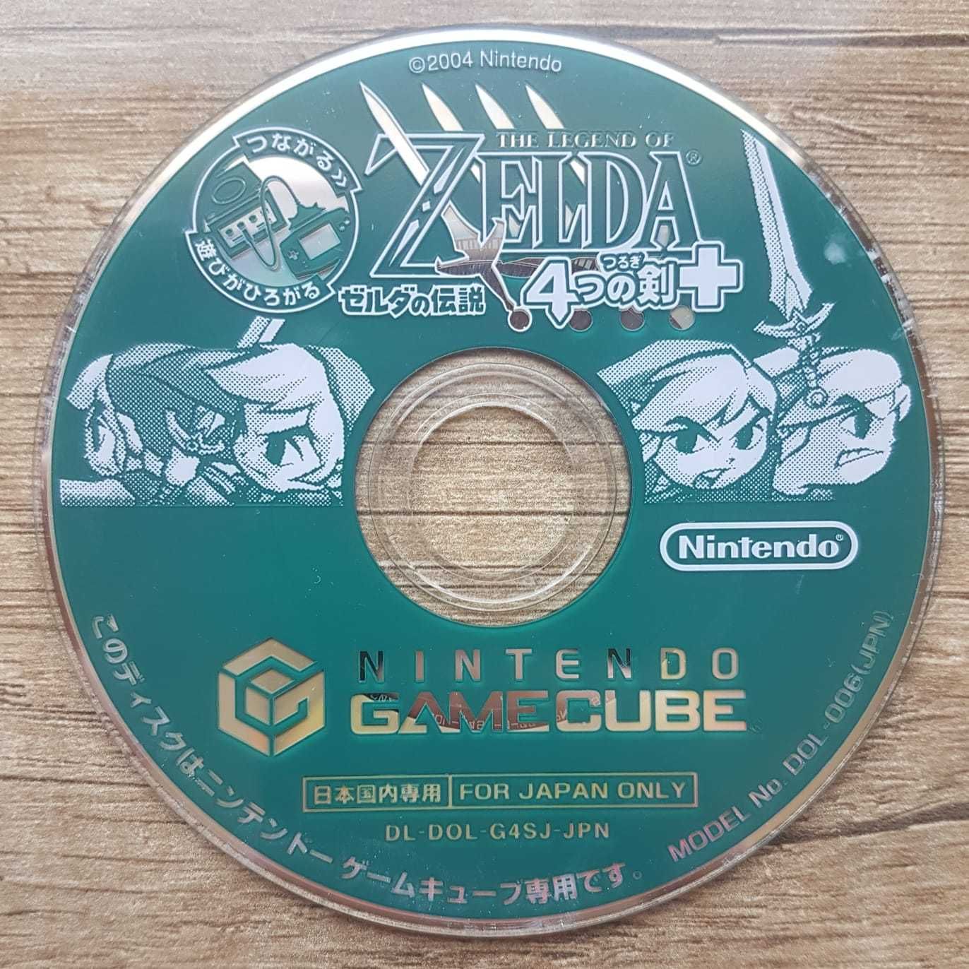 Zelda Four Sword Gamecube prezent Nintendo Game Cube