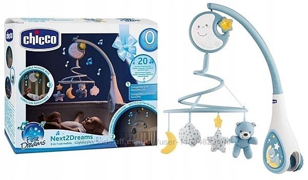 Мобайл Chicco Next2Dreams 3 в 1