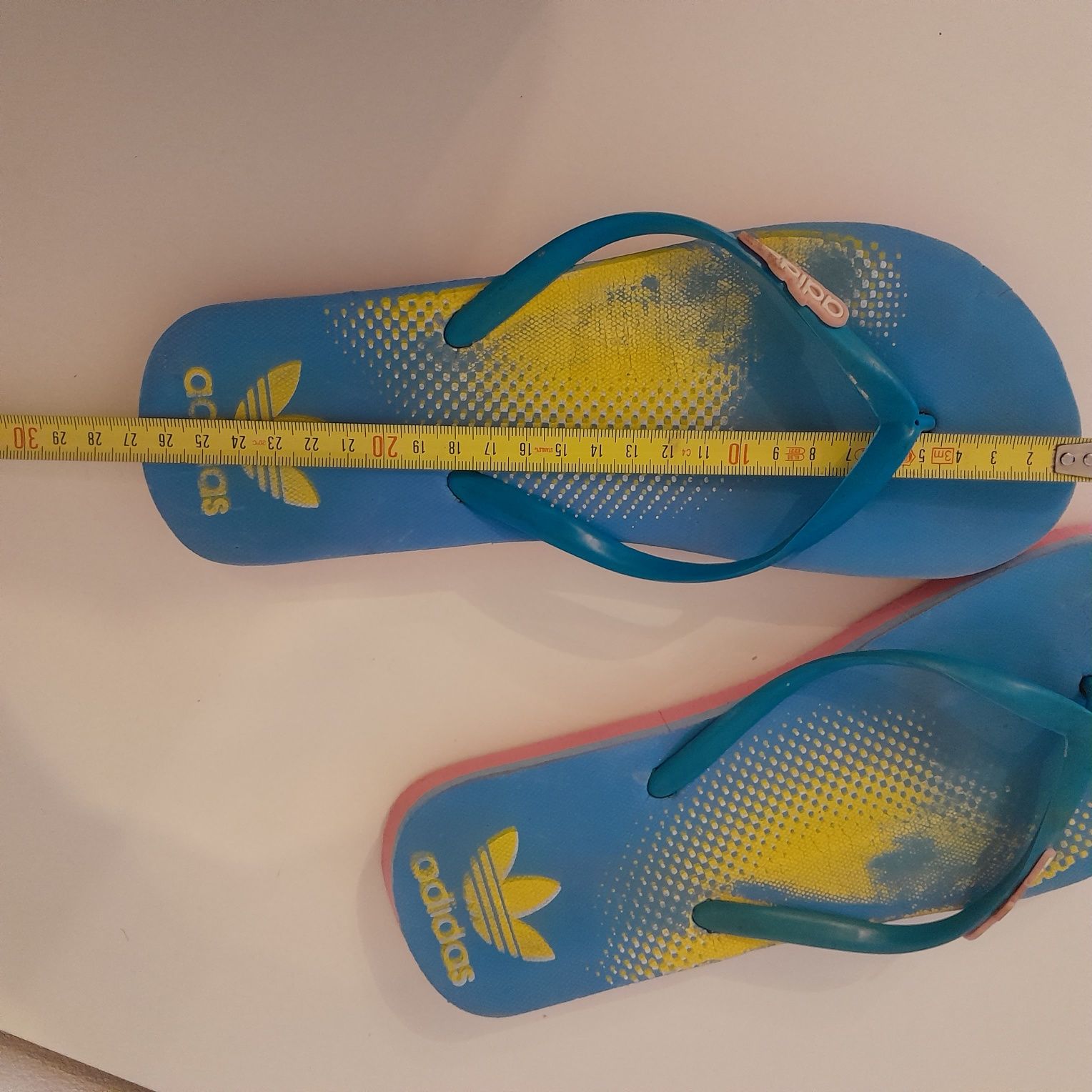 Klapki japonki na basen plażę Adidas rozm 38 tj.26,5cm