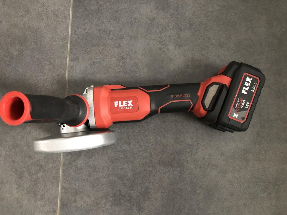 Безщіткова акум.болгарка Flex L125 18.0 EC