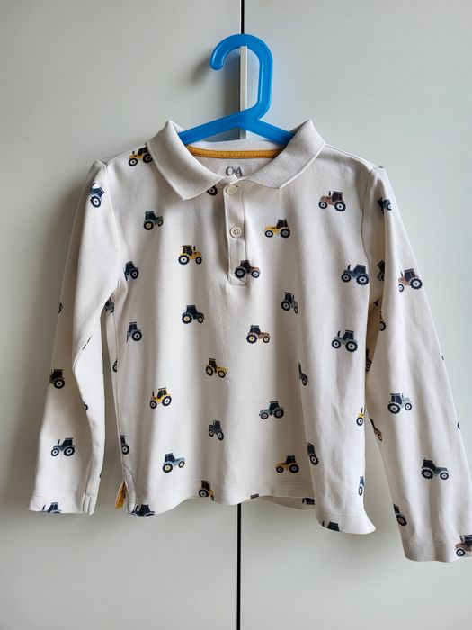 Koszula polo z długim rękawem C&A rozm.122