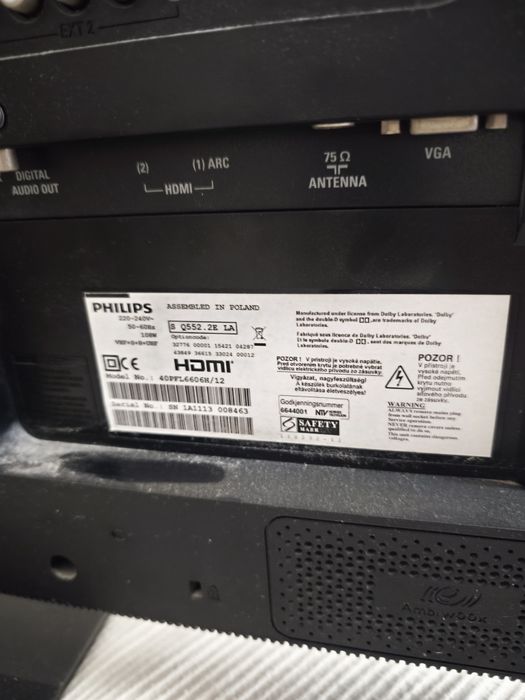 Телевизор Philips 40PFL6606H/12