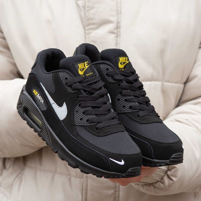 !SALE! Nike Air Max 90 Black Silver 39 40 41 42 43 44 45 найк аир макс